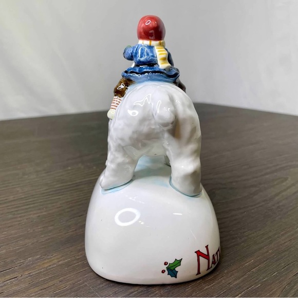 ME Ink Vintage 1995 Engelbreit Polar Bear Child Nature Genius Figurine Charpente - Picture 8 of 9